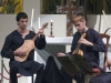 Pablo Robbio  Cítola y guitarra morisca y Henry Vidal, viellas, rebah, rabel, salterio y rota  