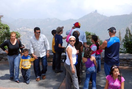 Mount Avila con vista de Caracas. Foto: Caridad