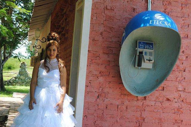 Una quinceañera cubana.