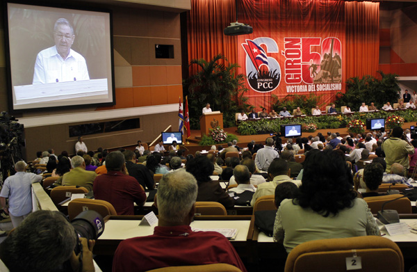 Clausura del VI Congreso del PCC. Foto: Jorge Luis Baños