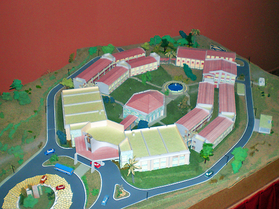 Maqueta del Seminario de San Carlos y San Ambrosio.