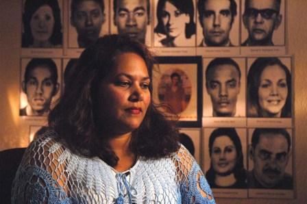 Sharon Persaud hermana de Raymond Persaud, un estudiante de Guyana que iba a Cuba a estudiar medicina en el avión de Cubana de Aviación en 1976 que fue víctima de una bomba terrorista. Foto: Bill Hackwell