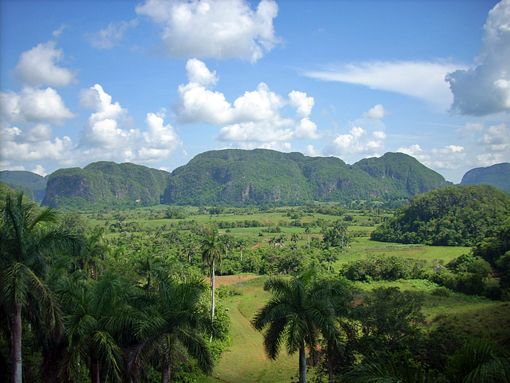 El valle de Viñales.