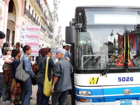 Parada en La Habana. Foto: Caridad