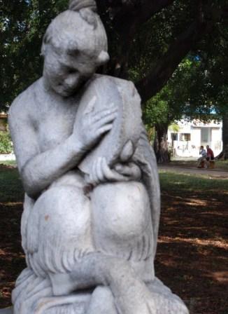 Parque en La Habana.  Foto: Caridad