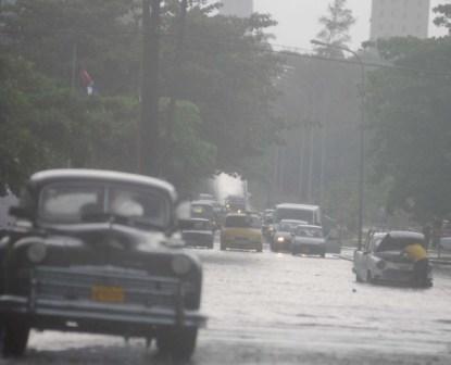 Dia de lluvia en La Habana. Foto: Caridad