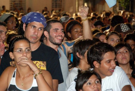 Concierto de Manu Chao en La Habana.  Foto: Caridad