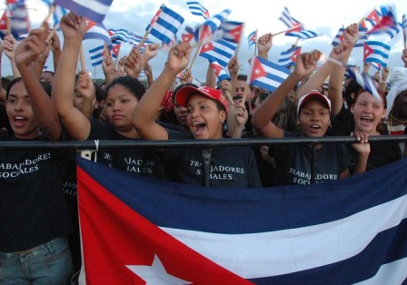 Trabajadores sociales. Foto: Bill Hackwell