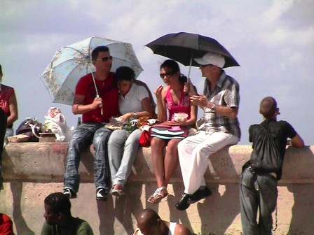 El malecón de La Habana.