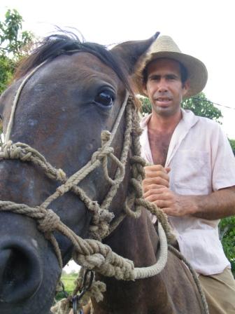 Foto del campo cubano.