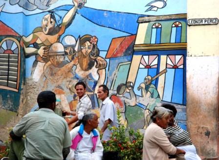 Mural en La Habana.  Foto: Caridad