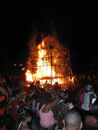 El quema del diablo.