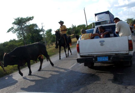 Viajando en Cuba. Foto: Caridad