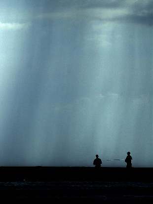 Pescando.  Foto: Caridad