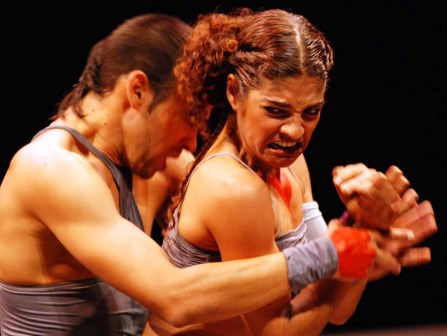 Compañía Danza Contemporánea The Danza Combinatoria troupe.