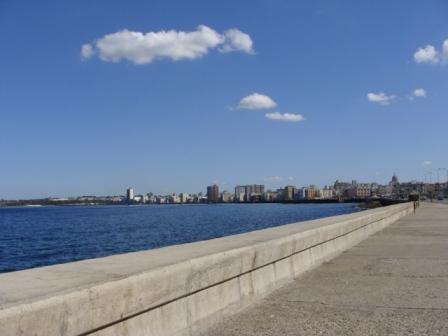 Havana Malecon seawall in Vedado. photo: Ana Maria Gonzalez