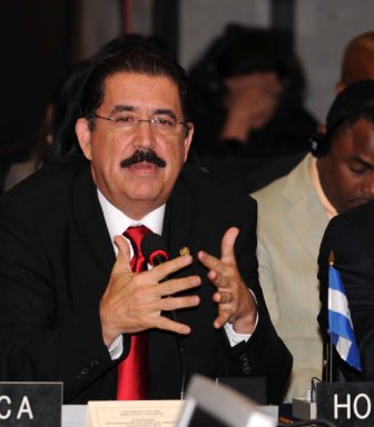 Deposed Honduran President Manuel Zelaya, photo: Patricia Leiva - GS/OAS Deposed Honduran President Manuel Zelaya, photo: Patricia Leiva - GS/OAS