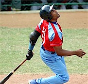 Yoelvis Fiss drove in two runs in Cuba’s win over Japan. Yoelvis Fiss drove in two runs in Cuba’s win over Japan. Photo: Ricardo Lopez Hevia