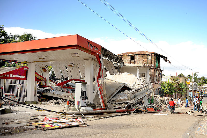 Earthquake damage in Jacmel,