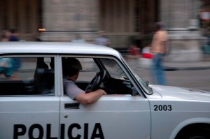 Patrulla en la Habana