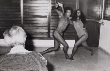 Luz María y Eduardo Rivero Interpretando Dúo a Lam, para el pintor Wifredo Lam.
