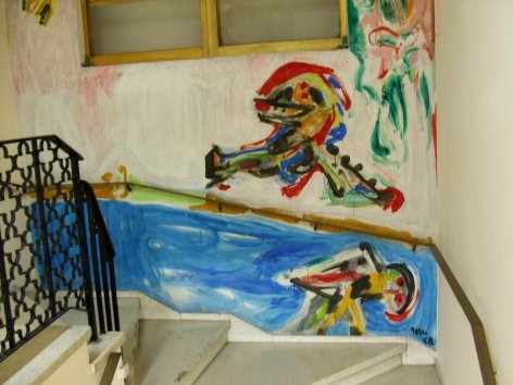 Mural de Arges Jorn en La Habana.
