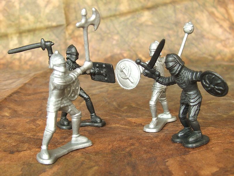 Soldados medievales. Foto: Luigi Chiesa, commons.wikimedia.org