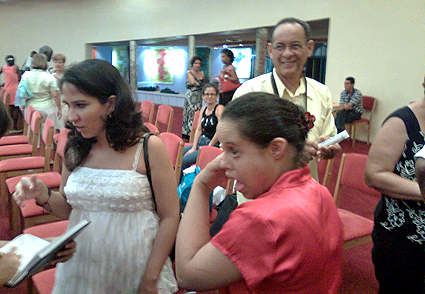 Pude ver la sorpresa y la emoción en toda la familia.
