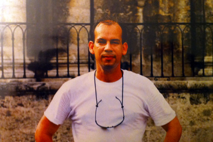 Julio de la Yncera durante una visita a La Habana.