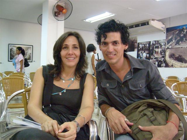 Michel with Mariela Castro at the presentation of “Living without God” at UNEAC. Photo courtesy of the interviewee.