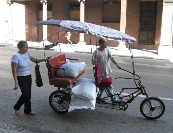 Bicitaxi, photo por David Hall