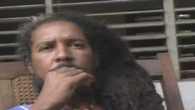 Adriano, un rastafari santiaguero.