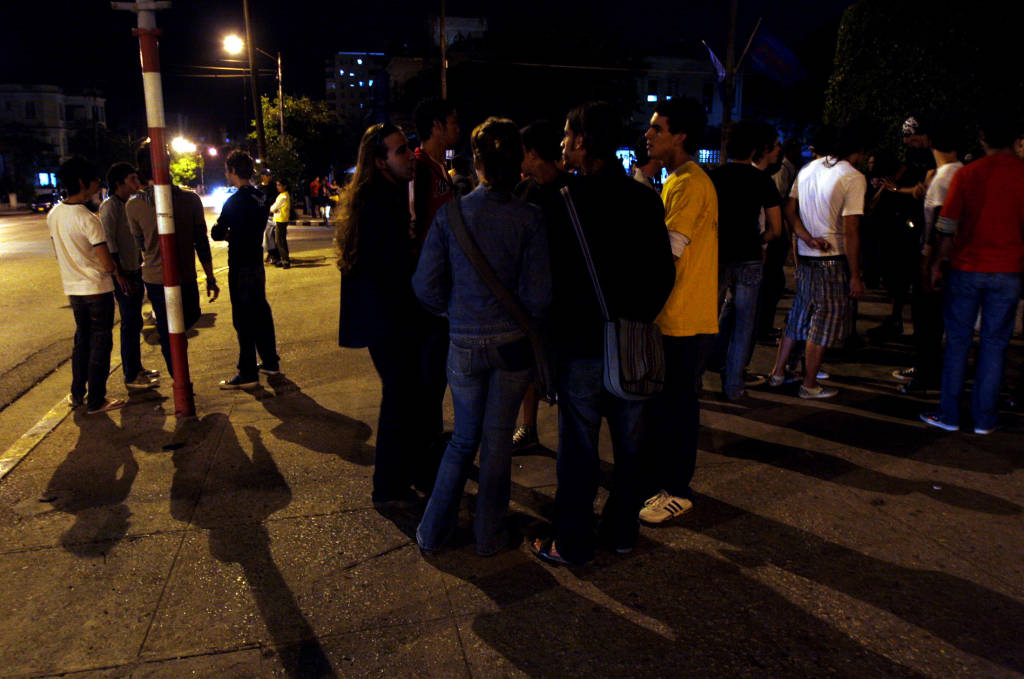 La Calle G de noche. Foto: Jorge Luis Baños Hernández