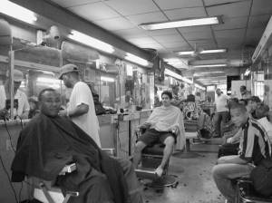 Barbería en La Habana. Foto: Caridad