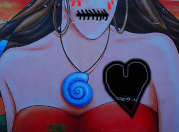 Mural en el oriente de Cuba. Foto: Caridad