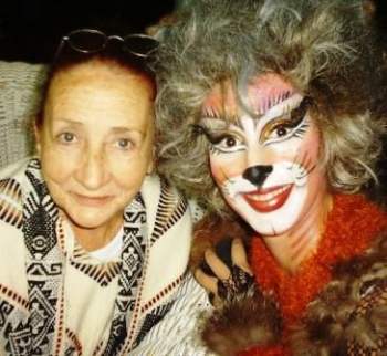 Maylu, right, with Cristy Dominguez.