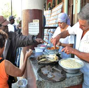 Cuentapropista en Santiago de Cuba