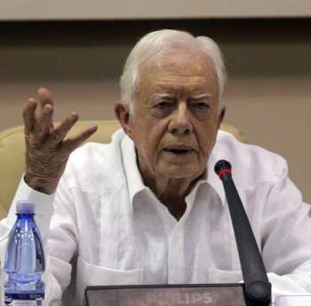Conferenica de prensa de Jimmy Carter en La Habana, Marzo 2011. Foto: Jorge Luis Baños/IPS