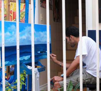 Pintor. Foto: Caridad