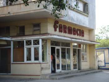 Farmacia en La Habana.