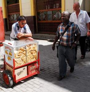 Vendedor cuentapropista. Foto: Caridad