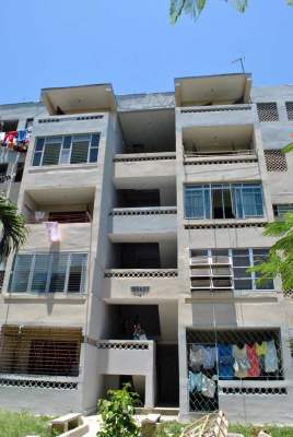 El edificio donde vivo.