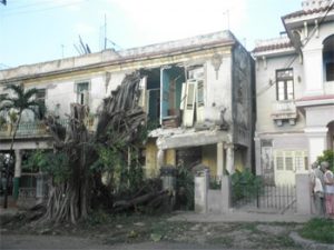 La casa de la familia de Irina Pino.