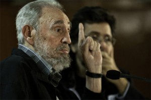 Fidel Castro en febrero de este año en la Feria Internacional del Libro en La Habana. Foto: rguama.icrt.cu