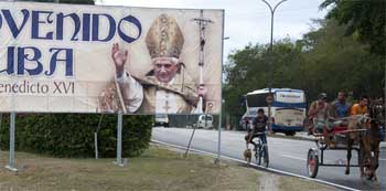 Cuba se prepara para recibir al jefe de la Iglesia Católica. Foto: Raquel Pérez
