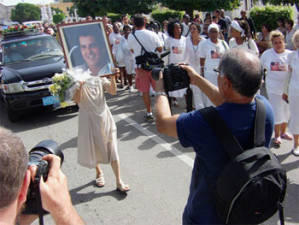 El funeral de Oswaldo Payá.