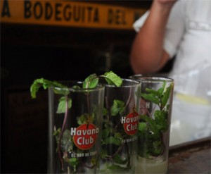 Ernest Hemingway said that the best mojitos in Cuba were served at the Bodeguita del Medio bar in Old Havana. Photo: Raquel Perez