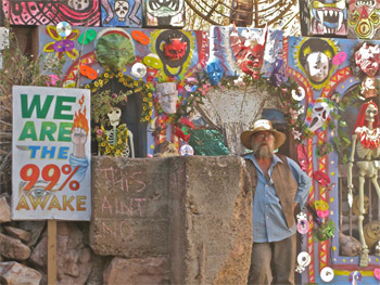 Protesta del 99% en un pueblo de Arizona, EE.UU.