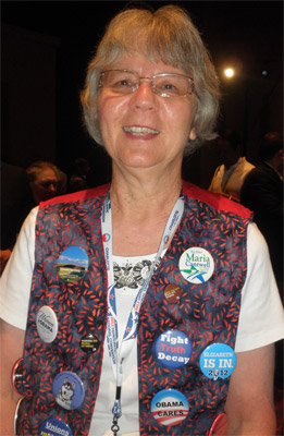 La delegada Liz Campbell.