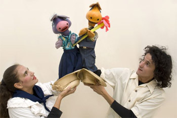Carmela y Leobaldo del Teatro Viajero